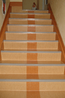 После чистки и обработки мастикой